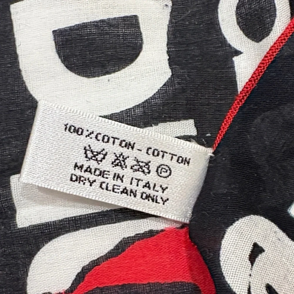 Christian Dior “J’adore Dior” Cotton Scarf 20” Square Made in Italy - Picture 3 of 3